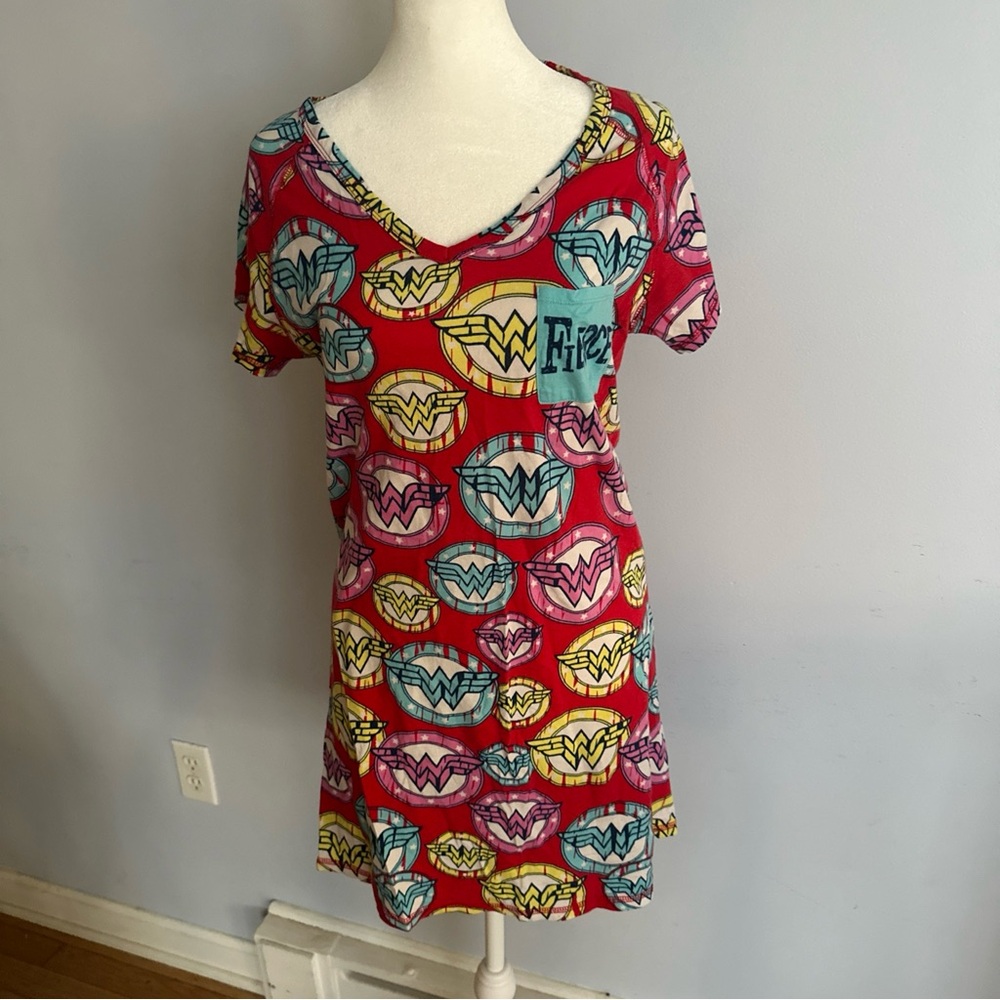 DC Comics Red and Yellow Chemise